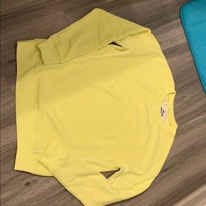 Hollister sweatshirt lemon yellow Size S